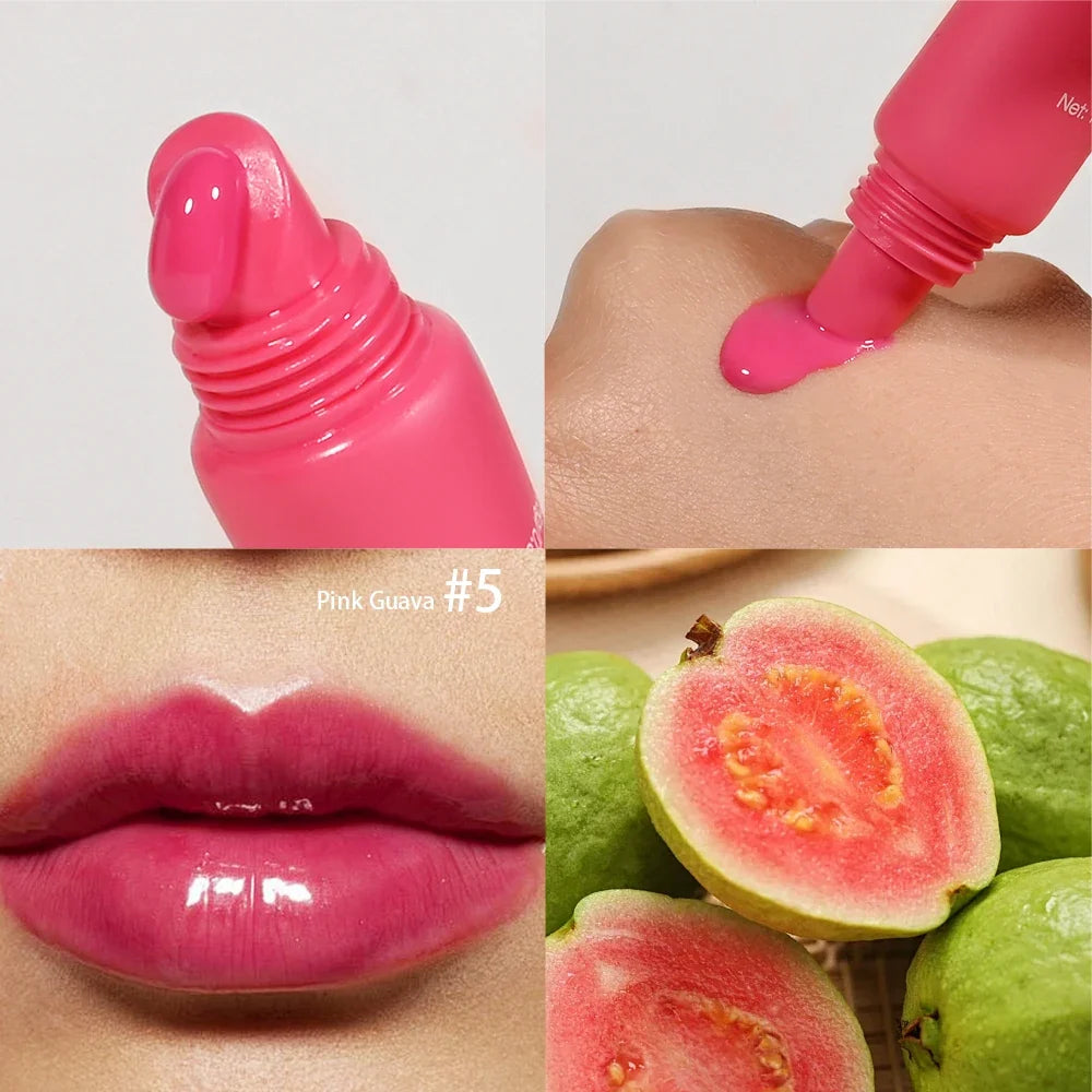 Summer Lip Balm Moisturizing Mirror Gloss Vanilla Mint Iced Coffee