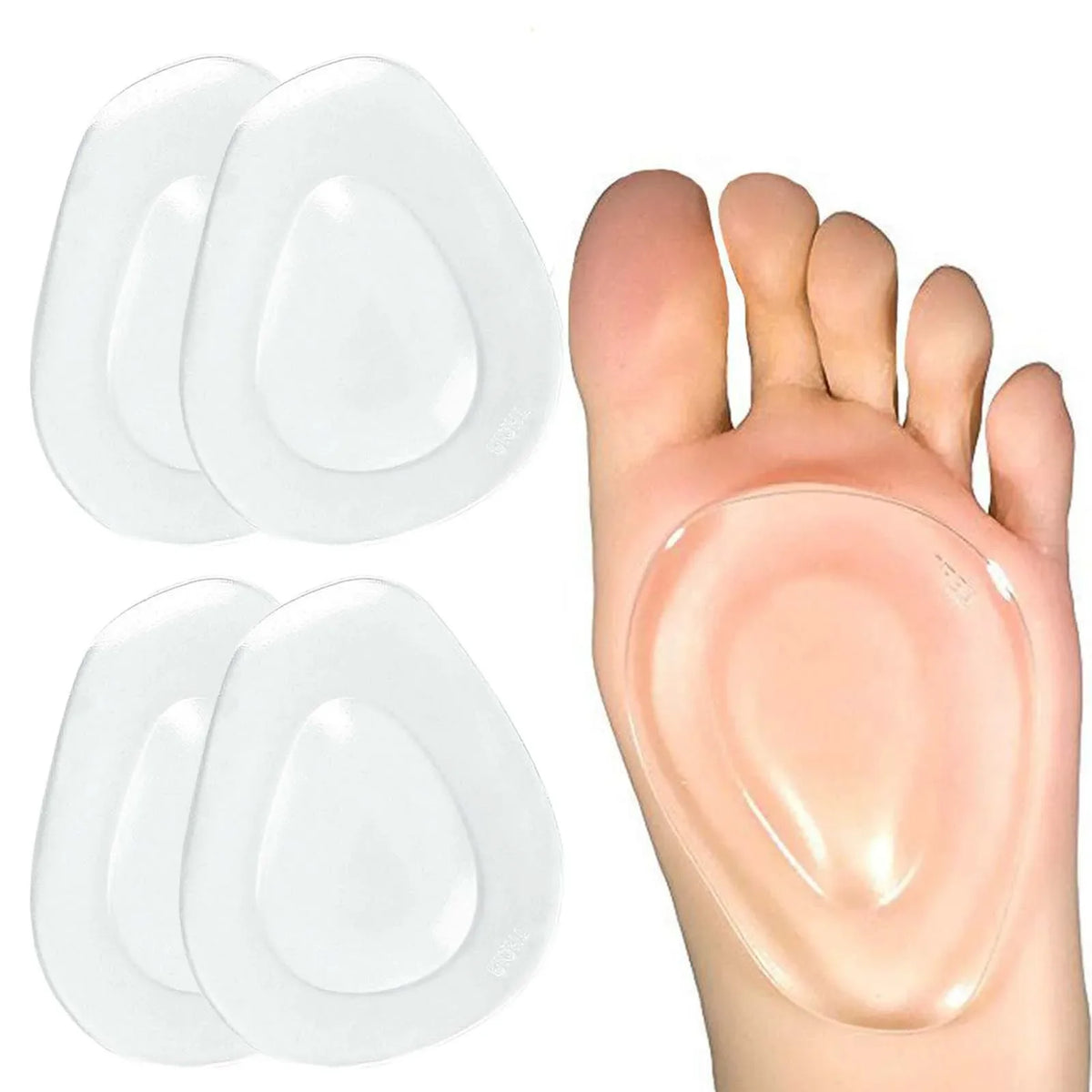 Metatarsal Gel Pads – Soft Ball of Foot Cushions | Forefoot Support