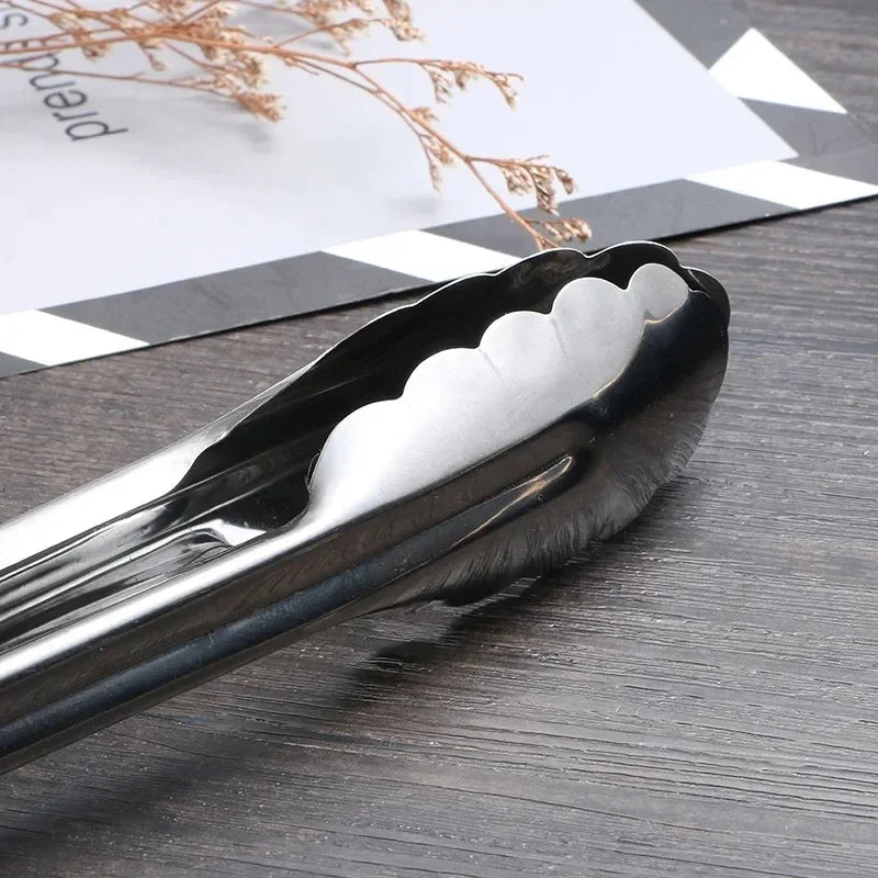 Stainless Steel Food Tongs – BBQ, Cooking & Serving Utensil