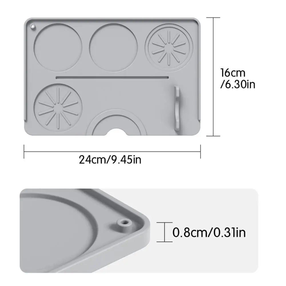 Non-Slip Silicone Espresso Tamping Mat – Food Grade Coffee Pad