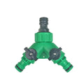 2-Way Garden Hose Splitter – Dual Valve Y-Connector for Faucet