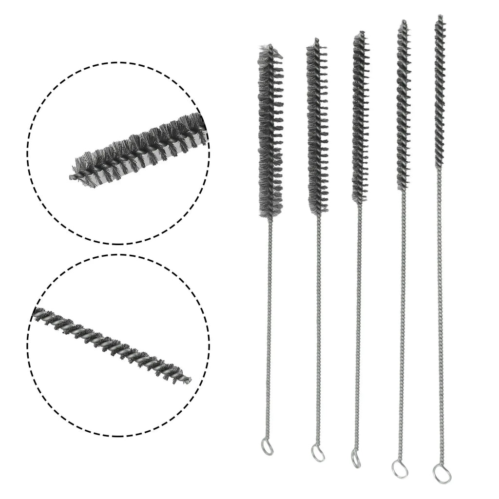 Stainless Steel & Brass Tube Pipe Cleaning Brush Set – 5/10pcs