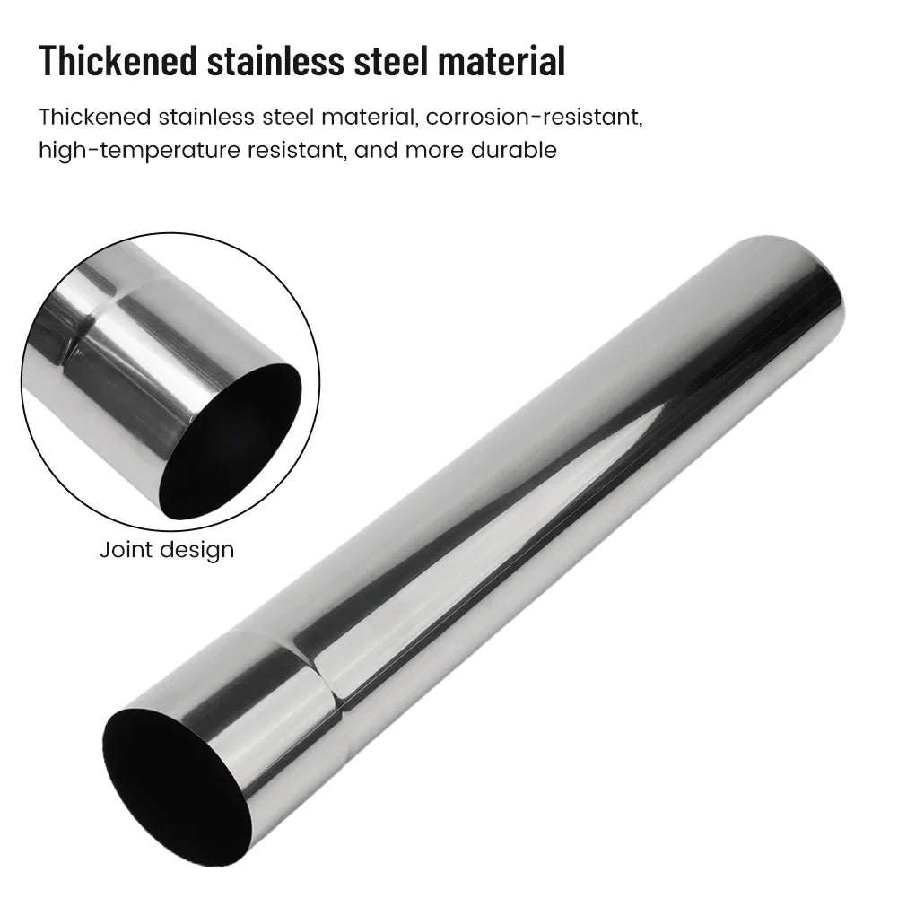 Stainless Steel Chimney Straight Exhaust Pipe Stove Boiler Flue Liner