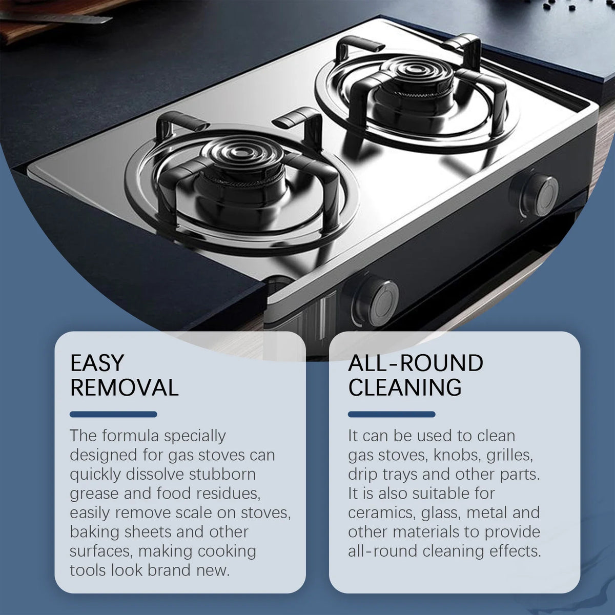 Jakehoe Gas Stove Cleaner Spray – Heavy-Duty Degreaser