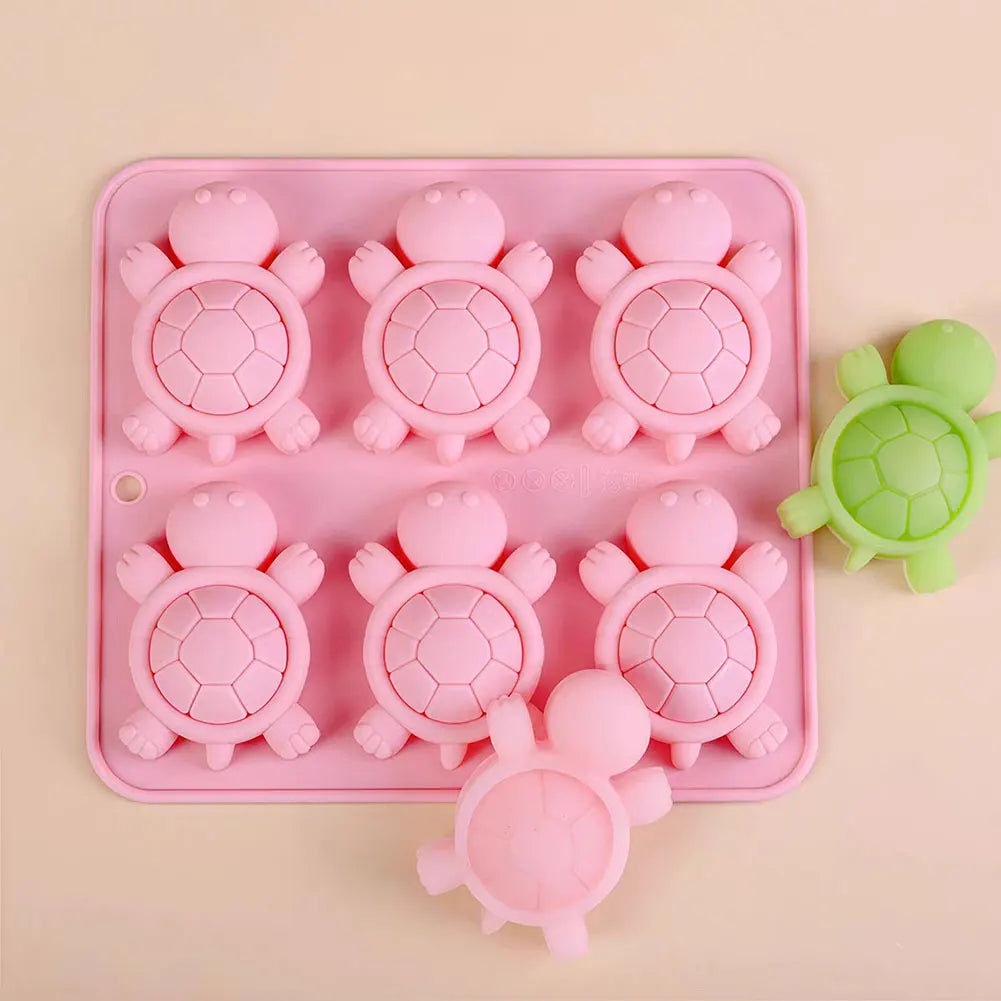 3D Sea Turtle Silicone Mold – Ice Tray, Chocolate & Baking