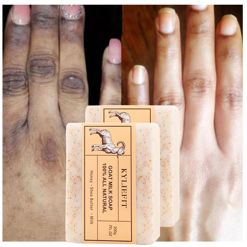 AILKE Organic Goat Milk Soap Bar | Honey & Shea Butter
