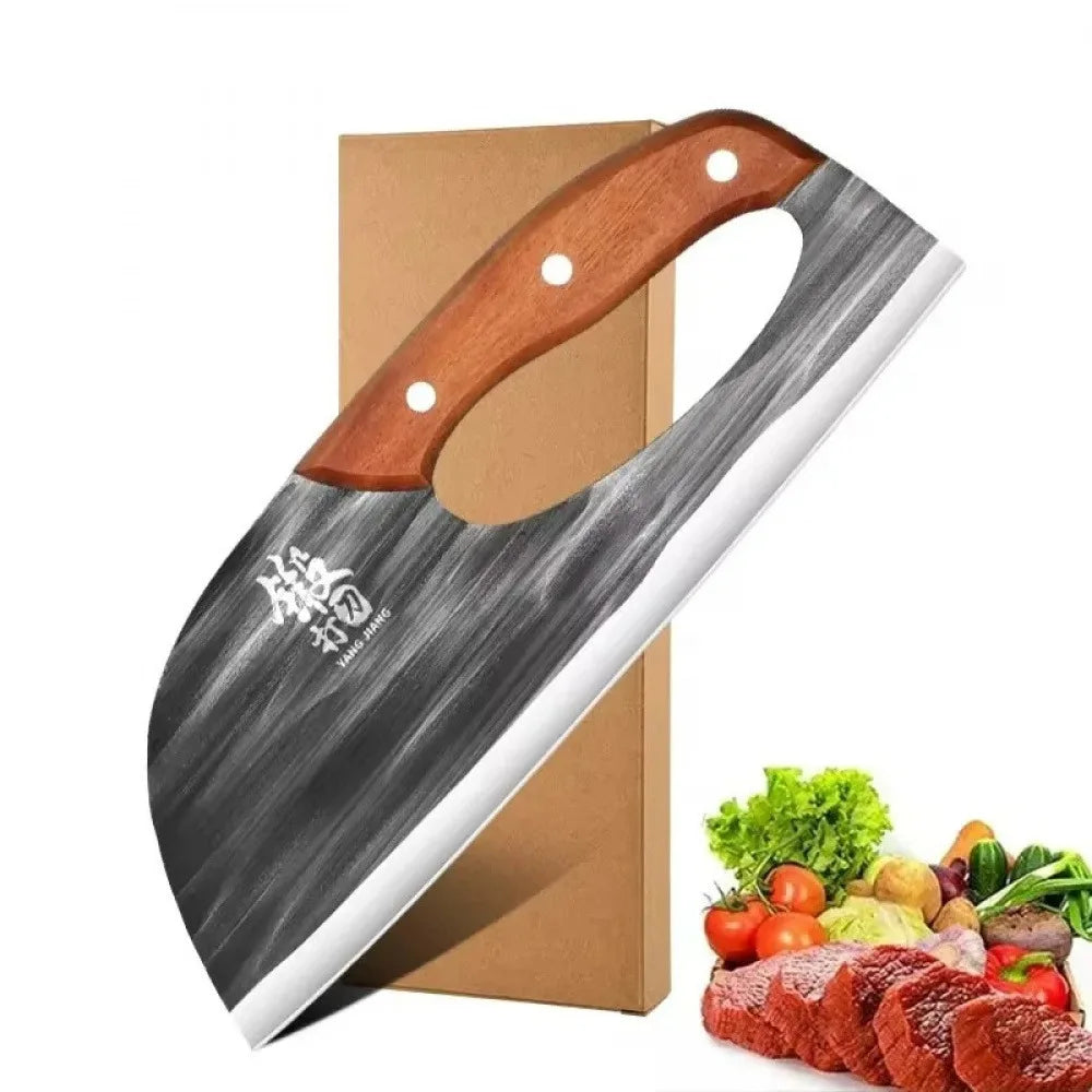 PLYS Forged Chef Knife – Meat Cleaver, Slicer & Vegetable Knife