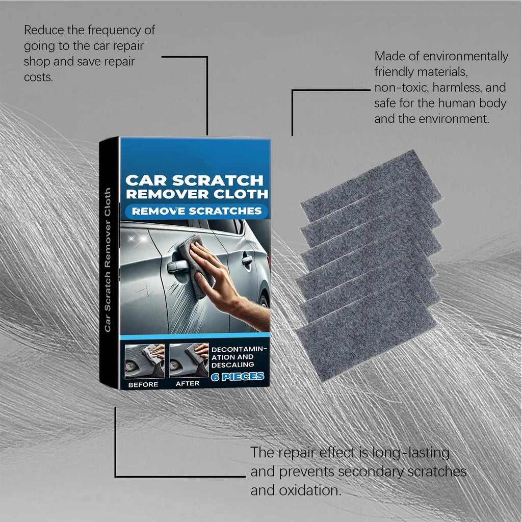 Nano Sparkle Cloth Car Scratch Remover – 6 Pack