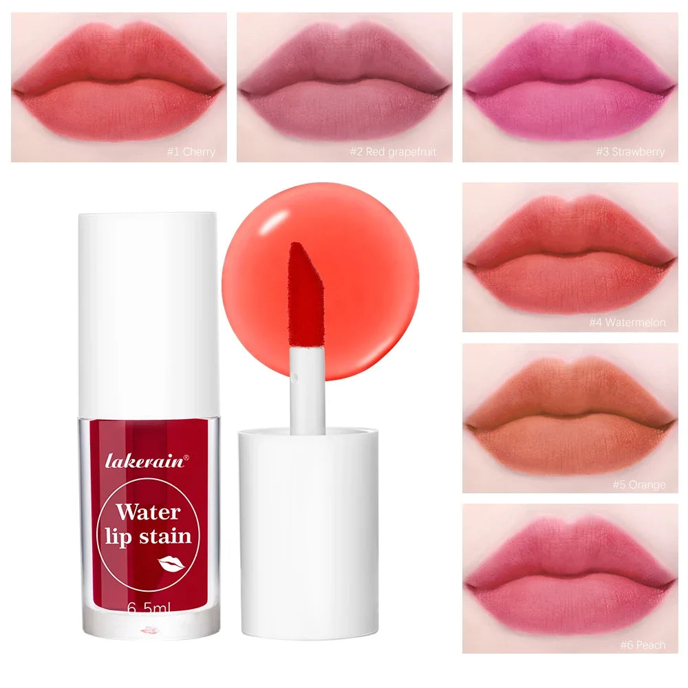 Fruity Water Lip Tint Gloss | Long-Lasting Liquid Lipstick