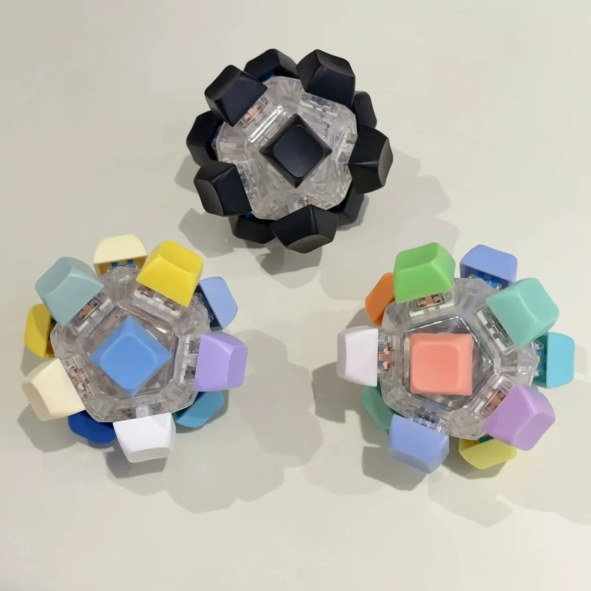 12-Key Flashing Mechanical Keyboard Stress Reliever Fidget Toy
