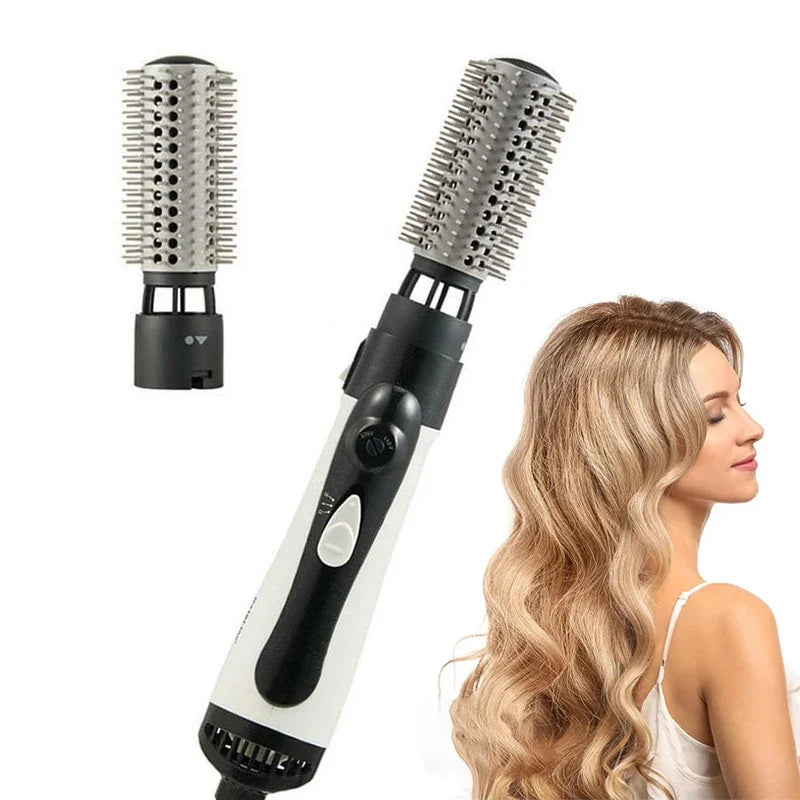 2-in-1 Hot Air Brush Hair Dryer & Straightener Volumiser