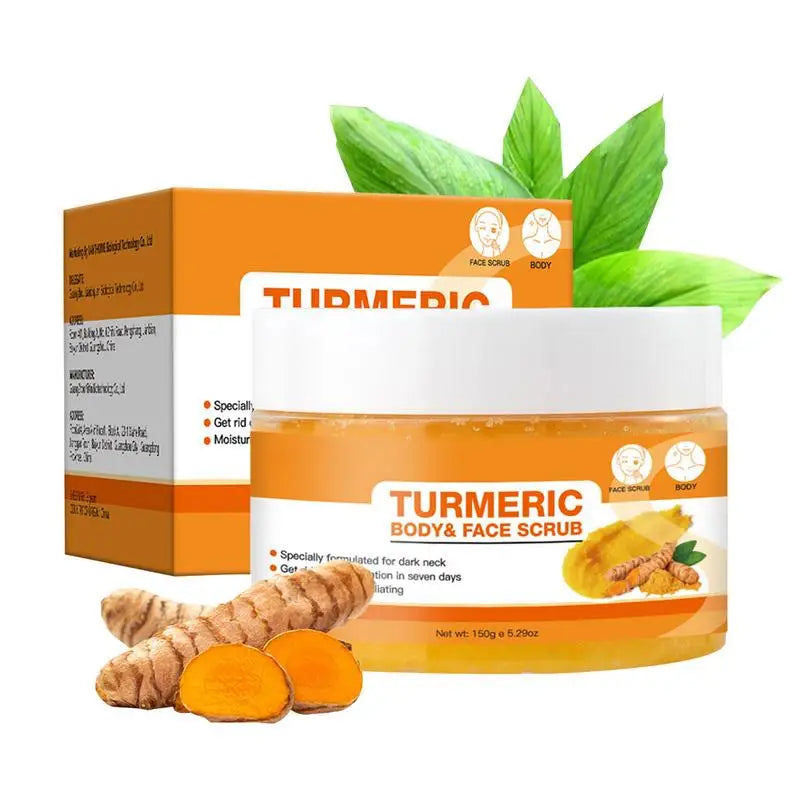 Turmeric Face & Body Scrub – Brightening Exfoliator 150g