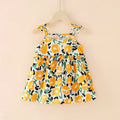 Girls Summer Floral Cotton Princess Dress | Ages 2–7