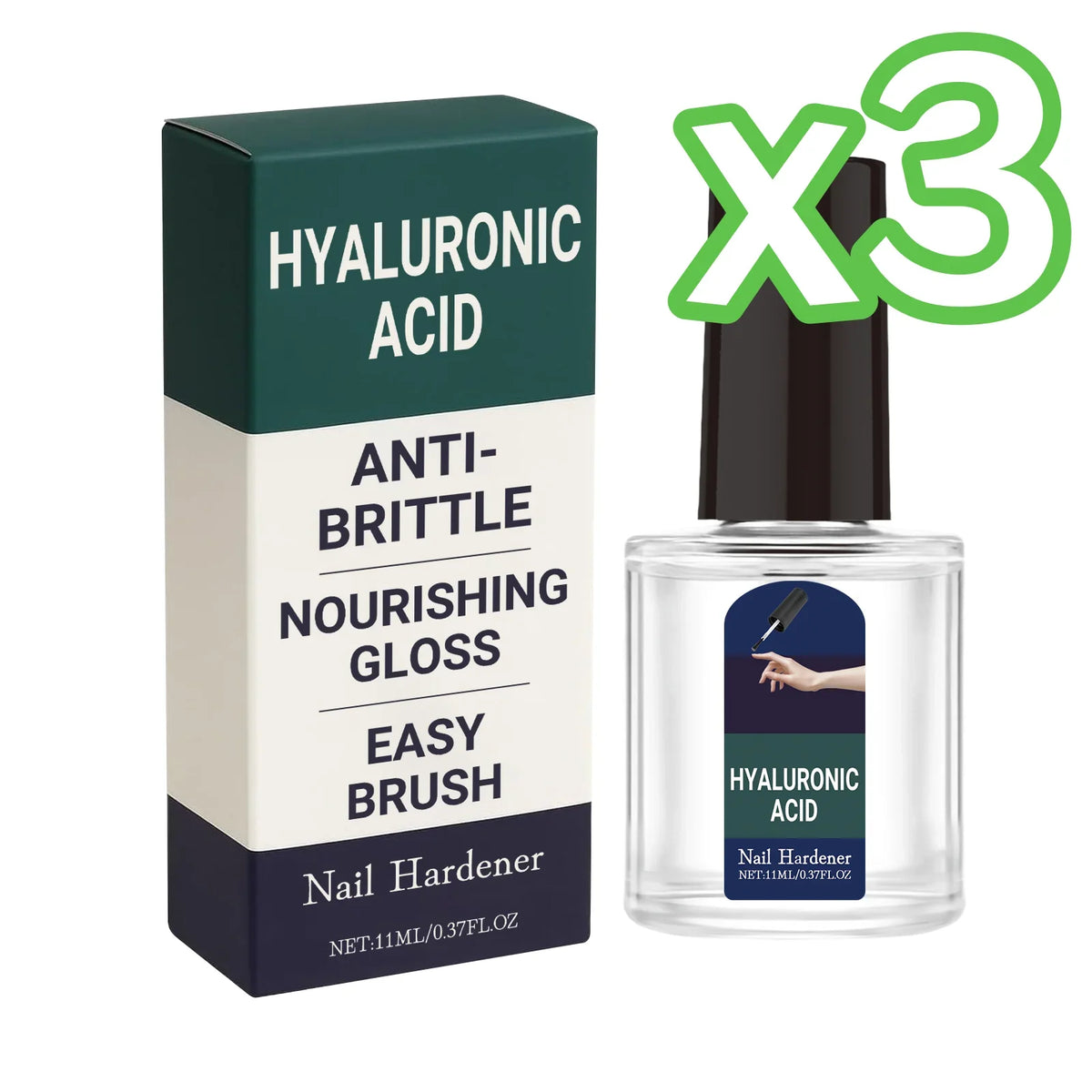 Plant-Based Nail Hardener & Strengthener Drops | 11ml