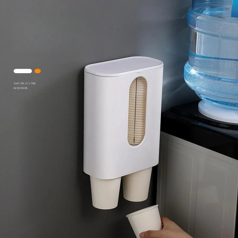 Automatic Disposable Cup Dispenser – Wall Mount Paper Cup Holder
