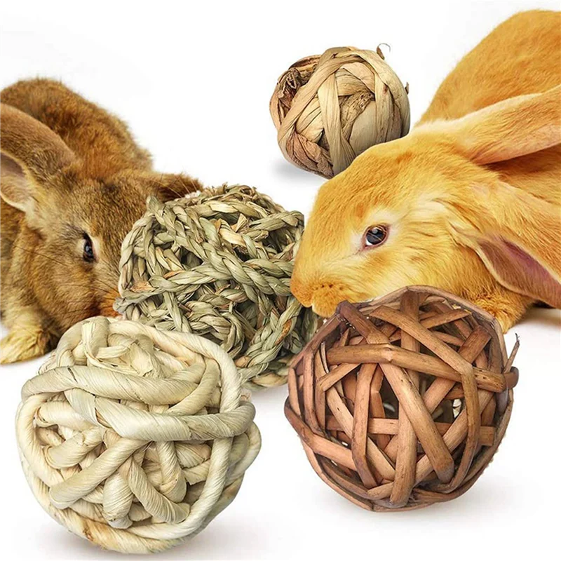 A36T-Small Animal Activity Toy Pets Play Chew Toys Bunny Rabbits