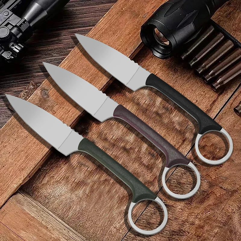 Stainless Steel Pocket Fruit Paring Knife with Protective Cover