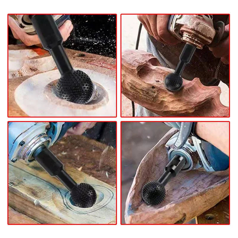 SLADE 40mm Spherical Wood Carving Disc – Angle Grinder Tool