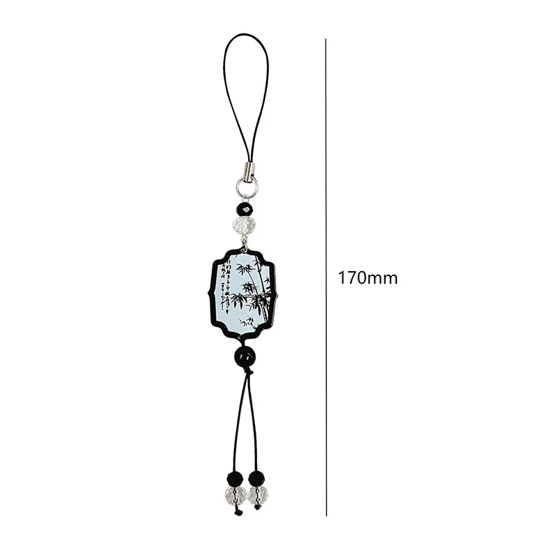 Chinese Retro Tassel Keychain – Phone Lanyard & Bag Charm