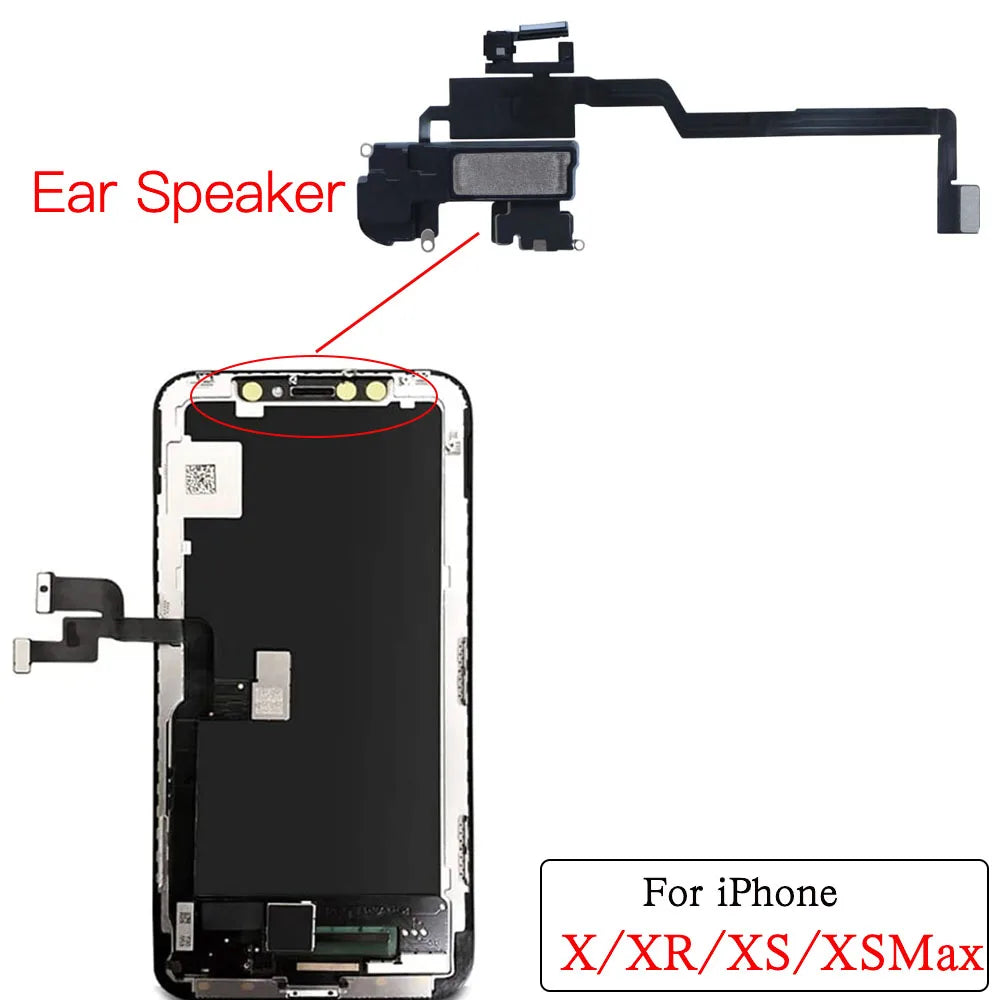 Ear Speaker Flex Cable Replacement for iPhone X XR XS Max