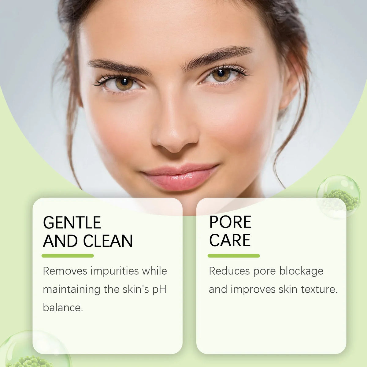 Hoygi Mung Bean Cleansing Foam – pH-Balanced Sensitive Skin