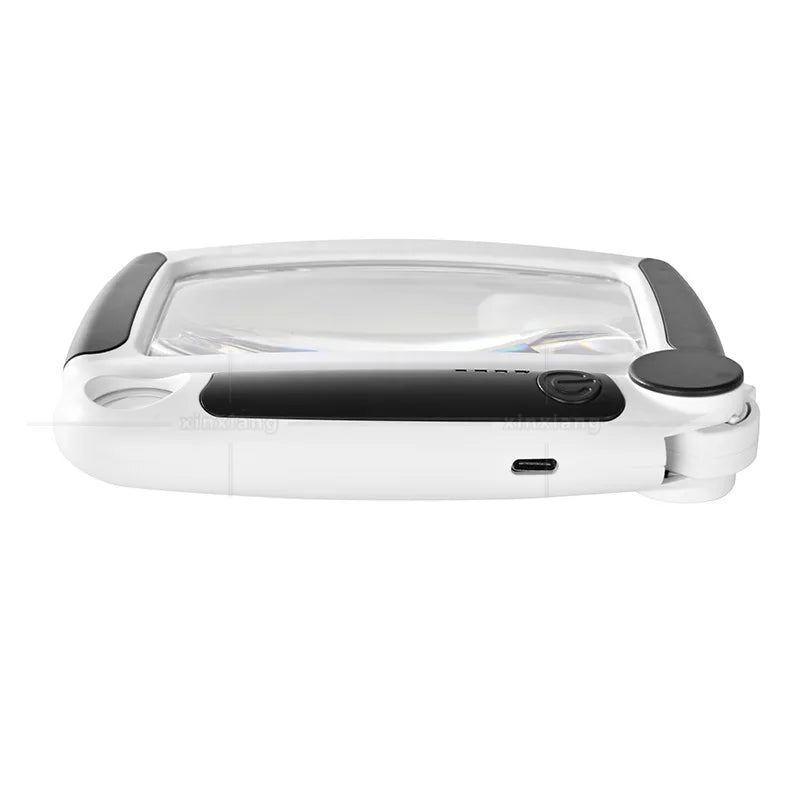 Rechargeable Magnifying Glass 5X 20X – 20 LED Loupe Magnifier