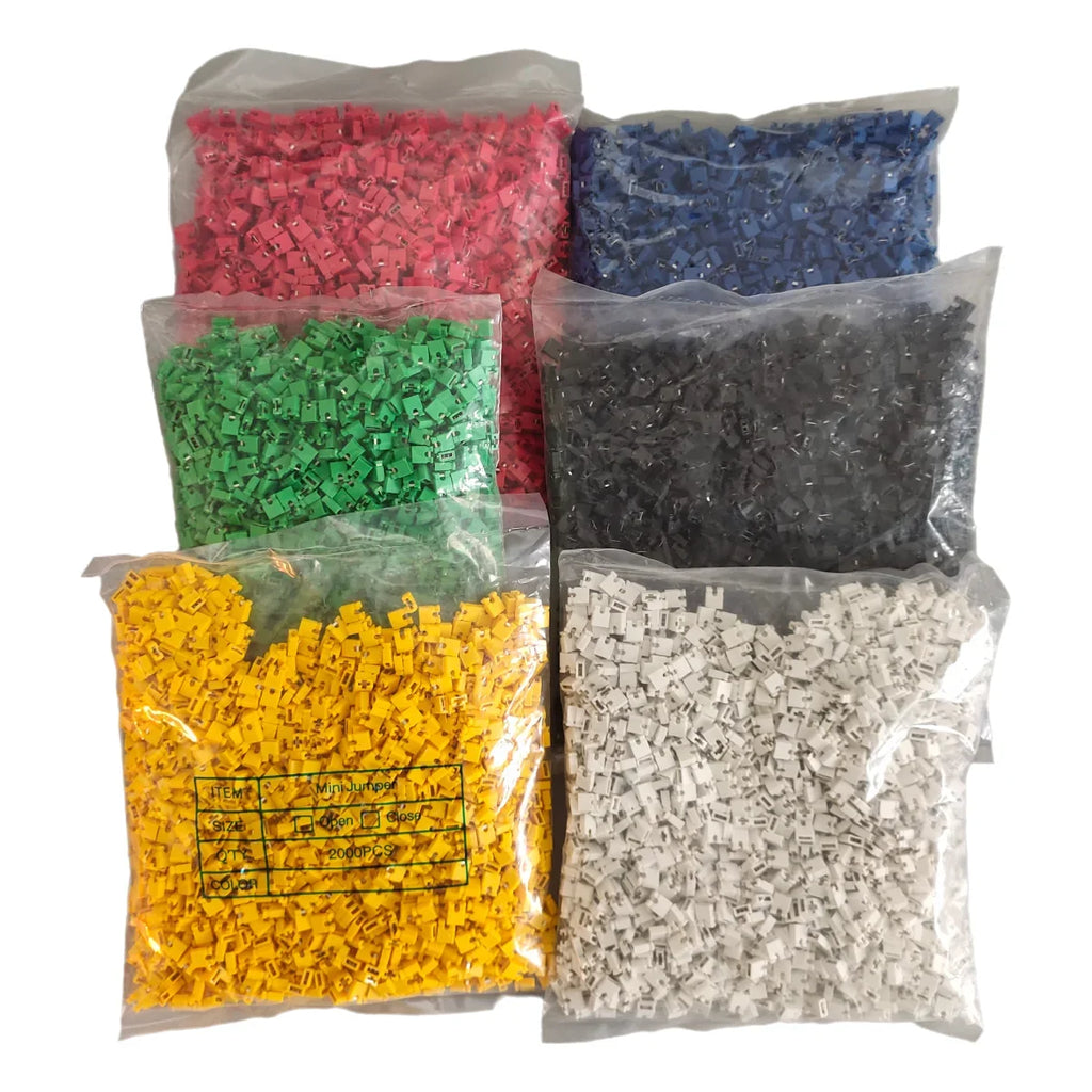 Bag Colorful Standard Computer Jumper Blocks Connector Short Circuit