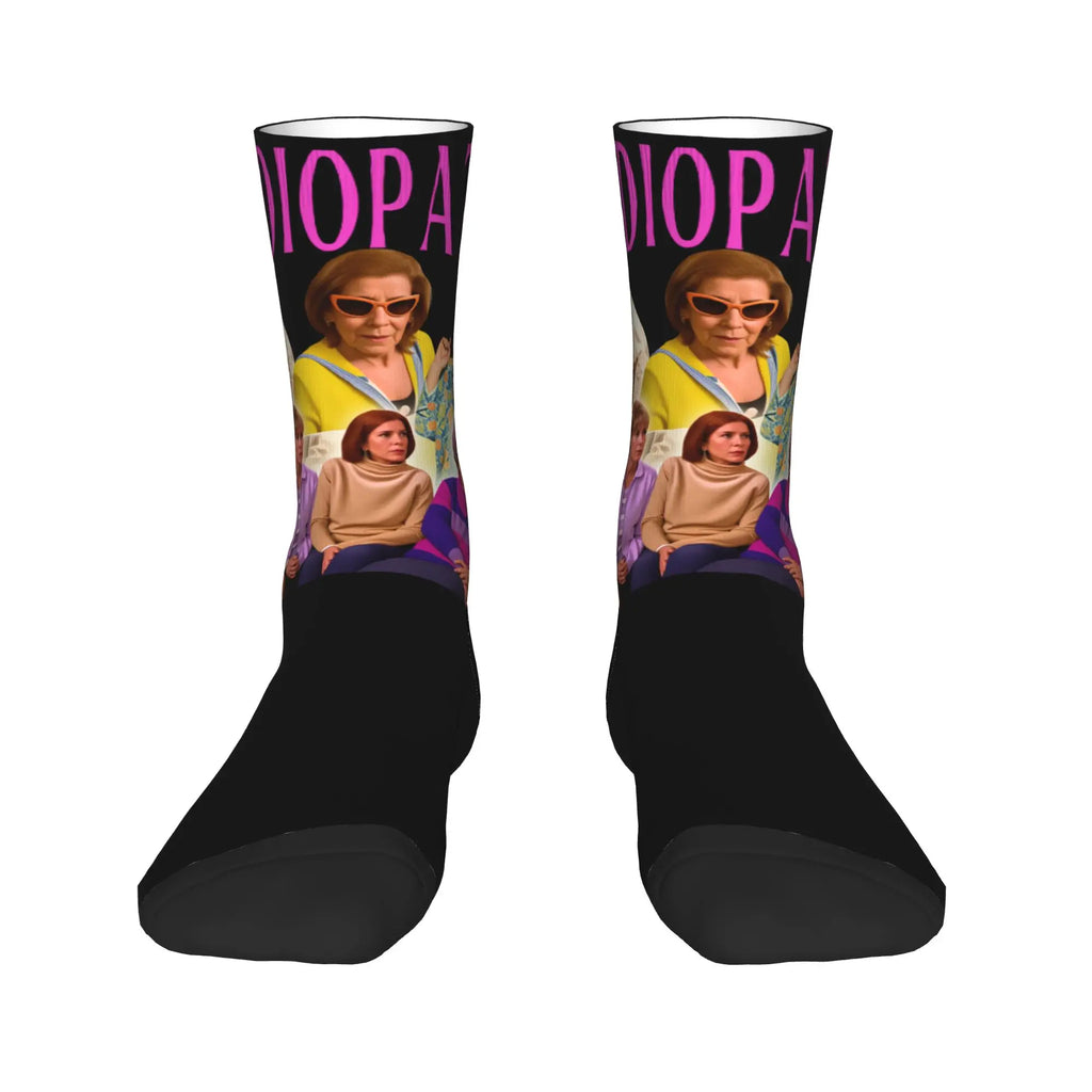 Aquí No Hay Quien Viva Novelty Crew Socks | Men's Non-Slip