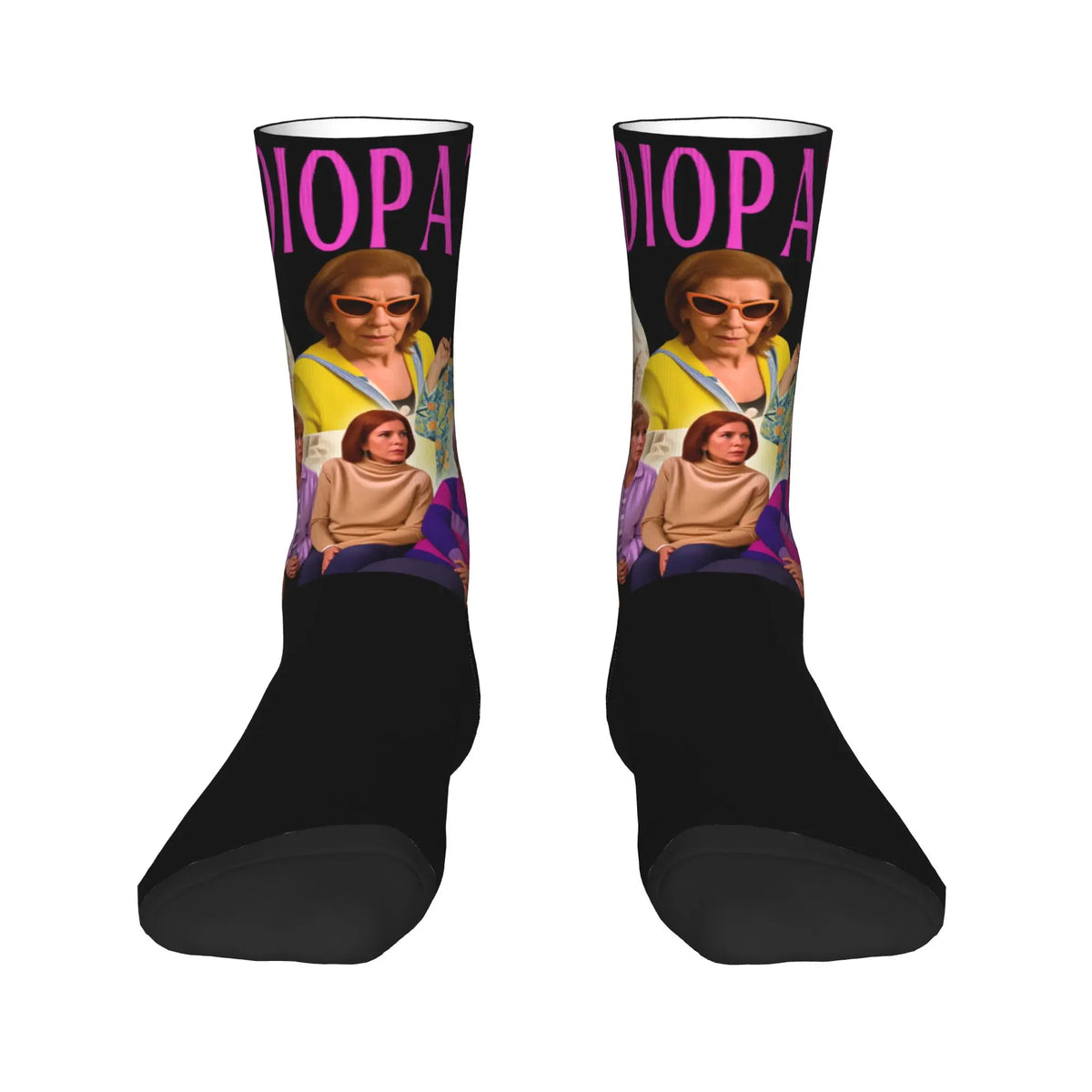 Aquí No Hay Quien Viva Novelty Crew Socks | Men's Non-Slip