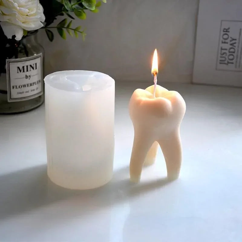 3D Teeth Silicone Mold – Candle, Resin, Soap & Gypsum Craft