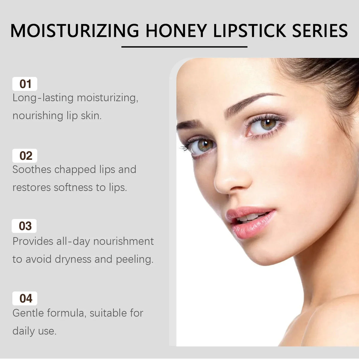 EELHOE Pink Honey Tinted Lip Balm with Vitamin E – 1.9g