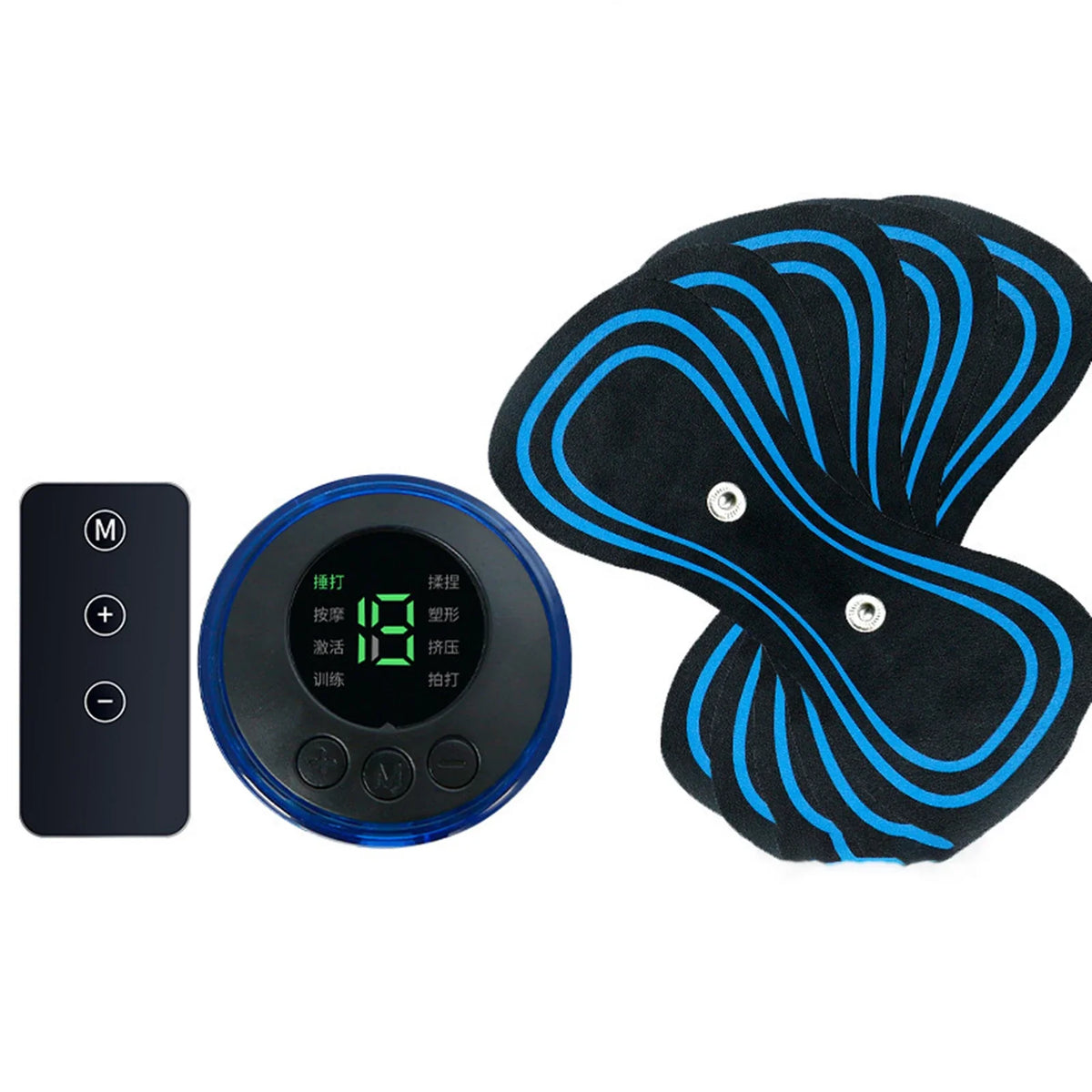 EMS Electric Massage Pad – Muscle Stimulator, USB Rechargeable