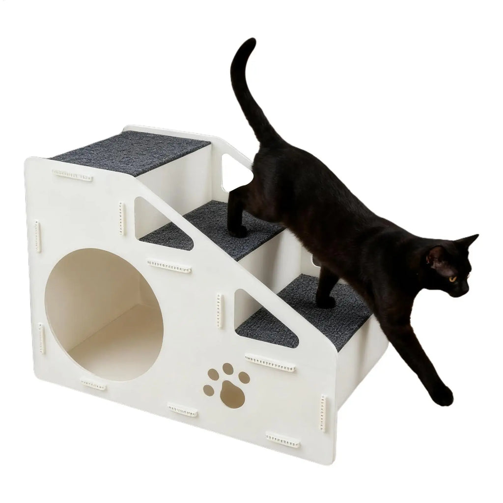 1 Foldable Non-slip Ramp Dog Stairs Small Puppy Ladder House Home