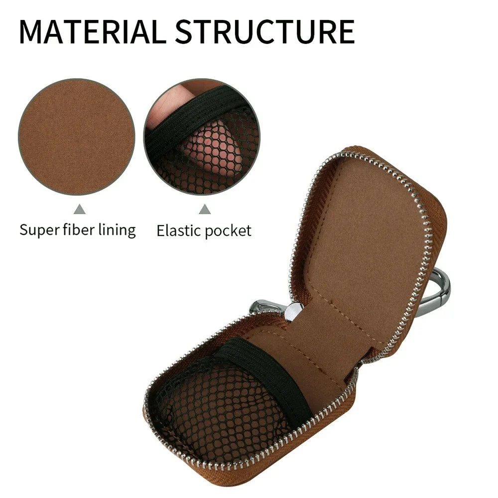 Leather Ke Organizer Protective Wallet Cases Edc Bluetooth Backpack