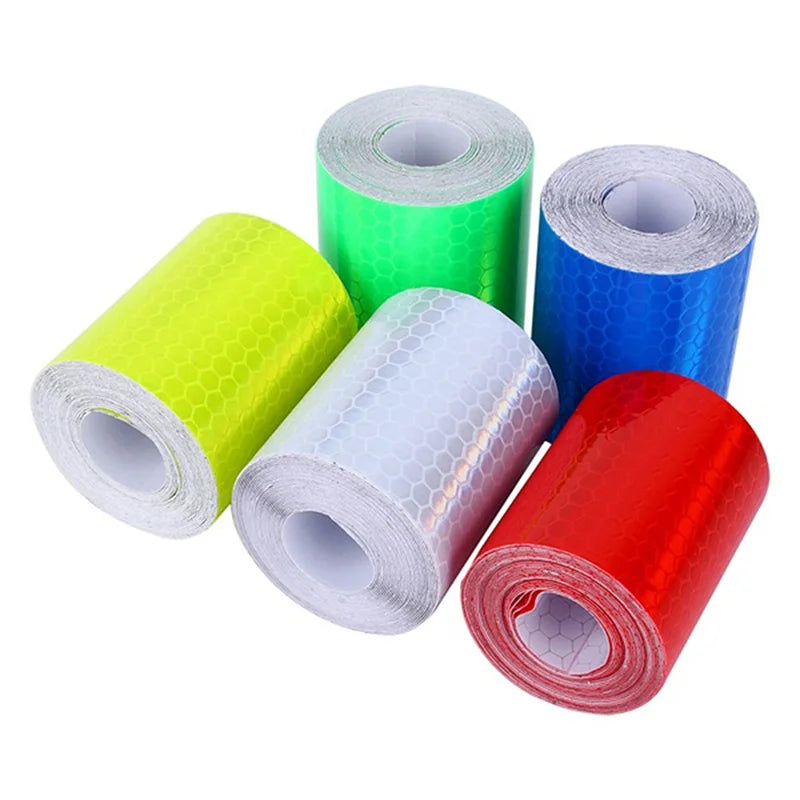 Car Truck Reflective Safety Warning Tape 1m×5cm Self-Adhesive