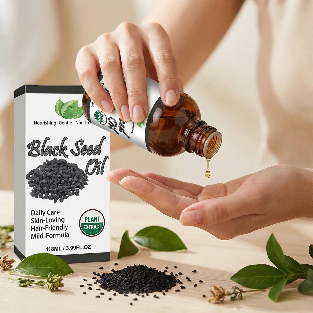 Organic Black Seed Oil – Hair, Face & Body Moisturizing Oil