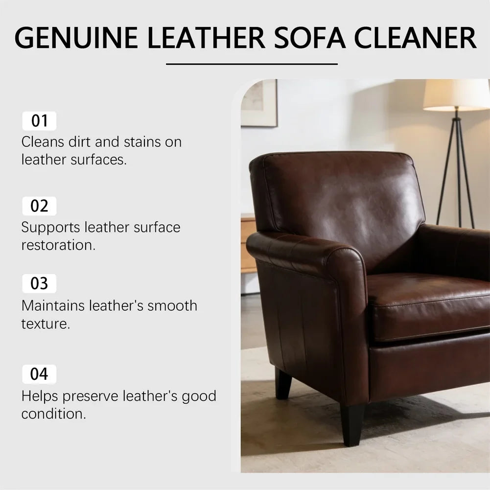 Leather Cleaner & Conditioner Spray – Safe for All Leather Types