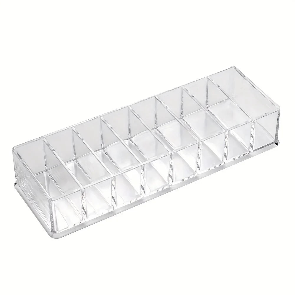 Acrylic Nail Polish Organizer Clear Display Rack Cosmetic Storage