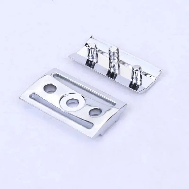 YAQI Chrome Scalloped Bar Double Edge Safety Razor Head Mens
