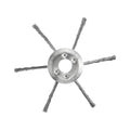 8-Inch 6-Blade Steel Wire Trimmer Head for Lawn Mower & Brush Cutter