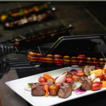 Nonstick Portable BBQ Grilling Basket | Grill Mesh Tool