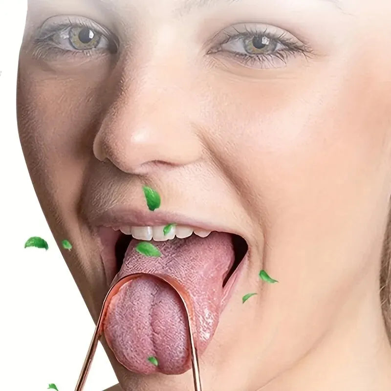 U-Shaped Stainless Steel Tongue Scraper for Fresh Breath