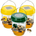 Solar Wasp Trap UV LED Light | Reusable Yellow Jacket Catcher