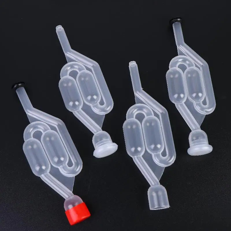 S-Shape Bubble Airlock & Carboy Stopper Set | Homebrew