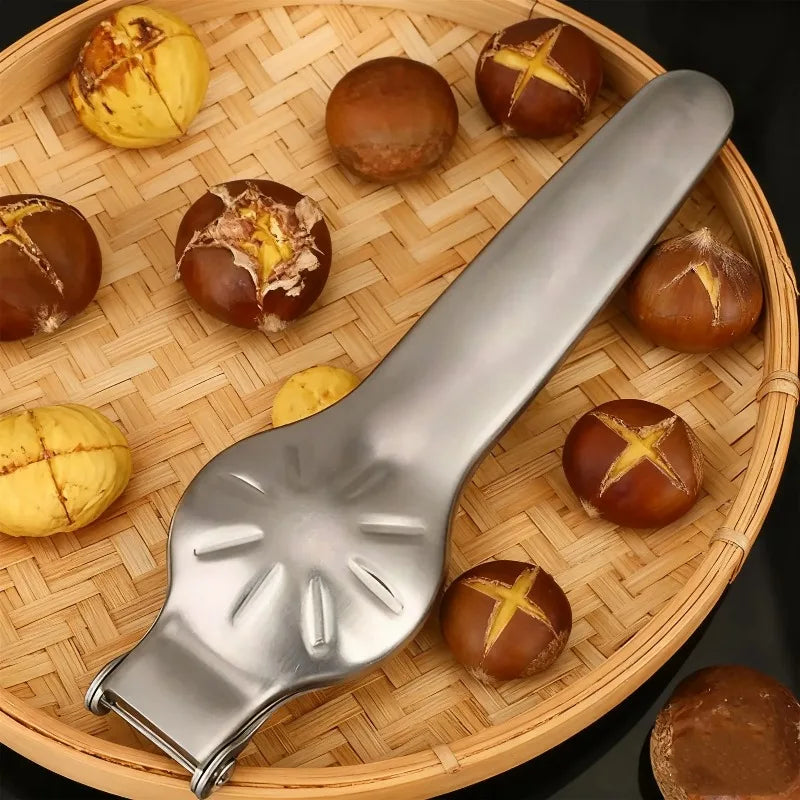 2-in-1 Stainless Steel Chestnut Opener & Nut Cutter Tool