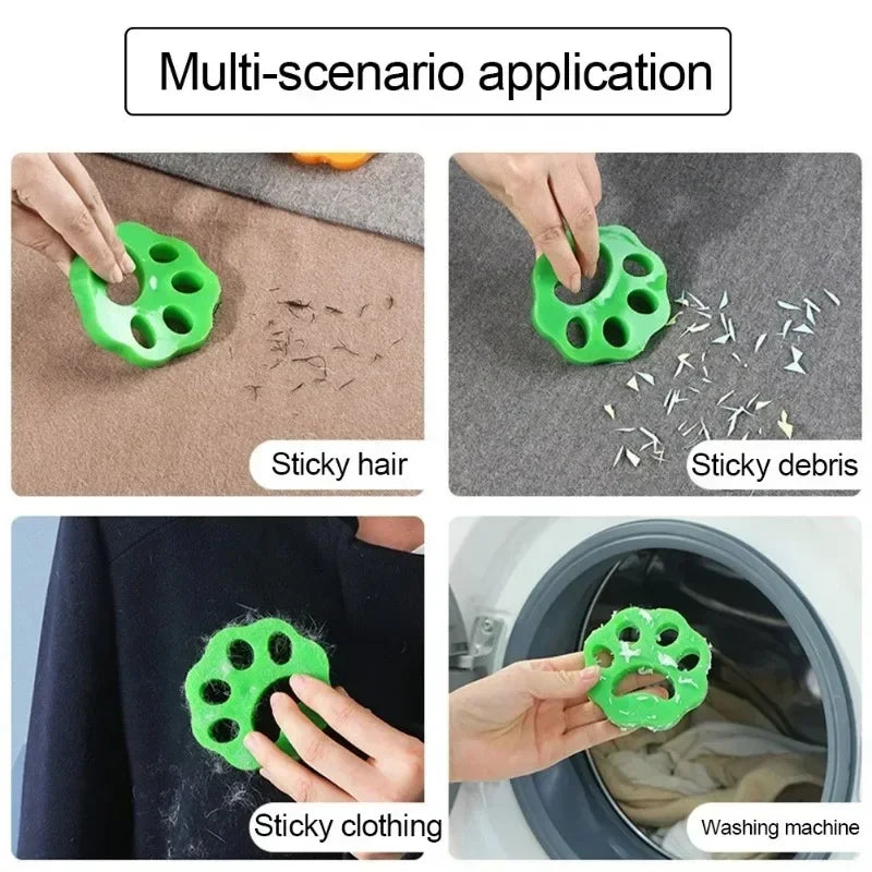 Silicone Pet Hair & Lint Remover Laundry Ball – 1 or 2 Pack