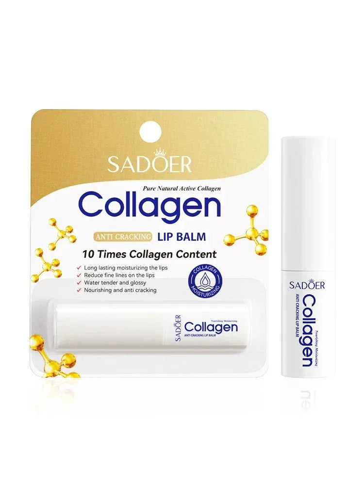 Sadoer Collagen Lip Balm – Moisturizing & Brightening Lip Care