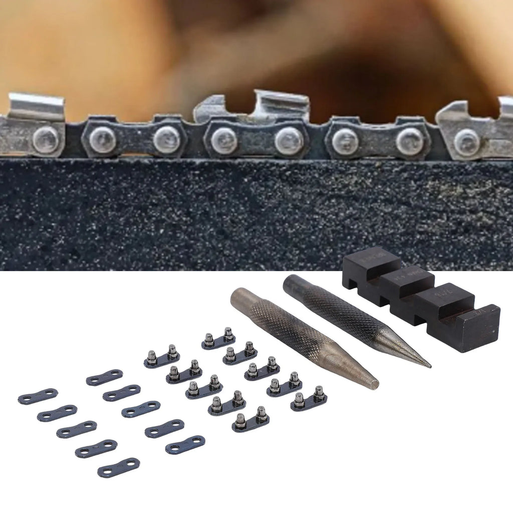 Portable Chainsaw Breaker Chain Anvil Punch Tool 10 Link Repair