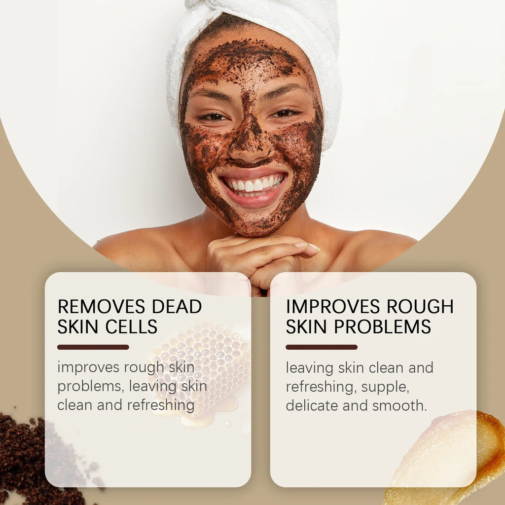 Honey Brown Sugar Face Scrub – Exfoliate & Smooth Skin 30g