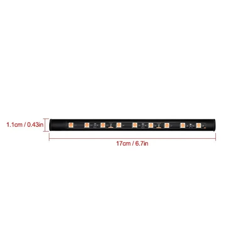 2-in-1 LED Car Neon Atmosphere Foot Light – USB & 12V